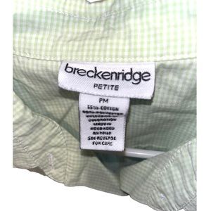 Breckenridge Petite Women’s blouse with parrots and jewels